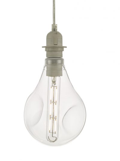 Clear Organic Glass LED Dimmable Pendant Kit