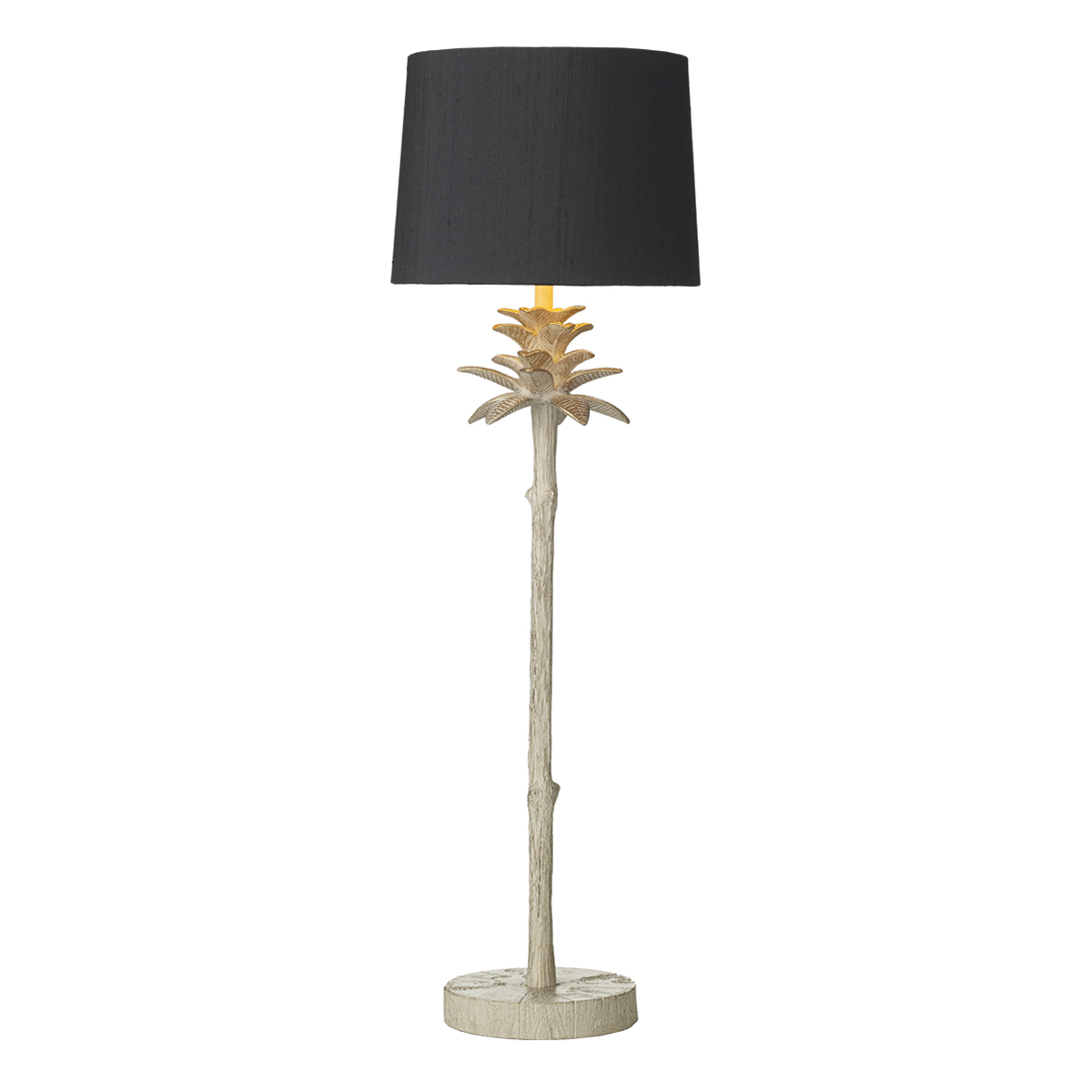 Cabana Table Lamp Cream Gold Base Only, Table Lamps Gold Finish