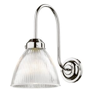 Cambridge Wall Light Chrome complete with Glass