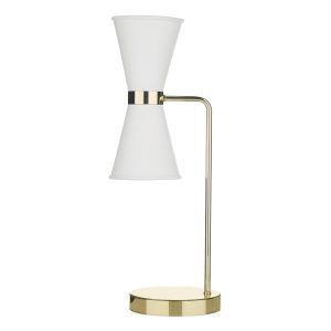 Hyde Table Lamp complete with Arctic White Metal Shade