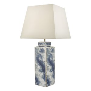 Loyce Table Lamp Blue & Ceramic Base Only
