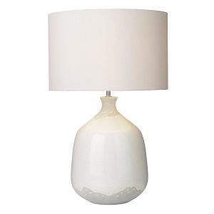 Nushrah Table Lamp Ceramic & White Base Only