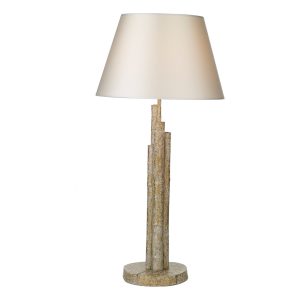 Pagoda Table Lamp Crackle Gold Base Only