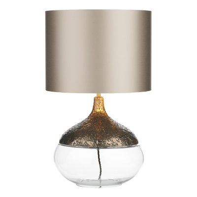 Teardrop Table Lamp Pewter Base Only
