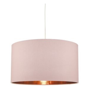 Timon Easy Fit Pendant Pink With Copper Lining