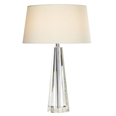Cyprus Table Lamp Tapered Crystal C/W CYP1233 Shade