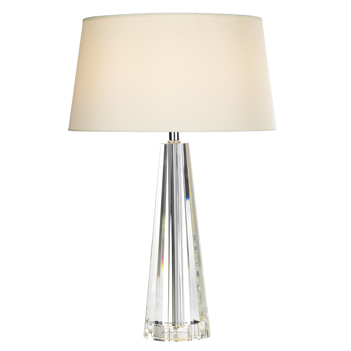 Cyprus Table Lamp Tapered Crystal C W, 32 Inch Crystal Table Lamps