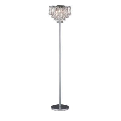 Atla Floor Lamp 4 Light Chrome/Crystal