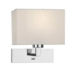 Modena Wall Light In Polished Chrome (Bracket Only)