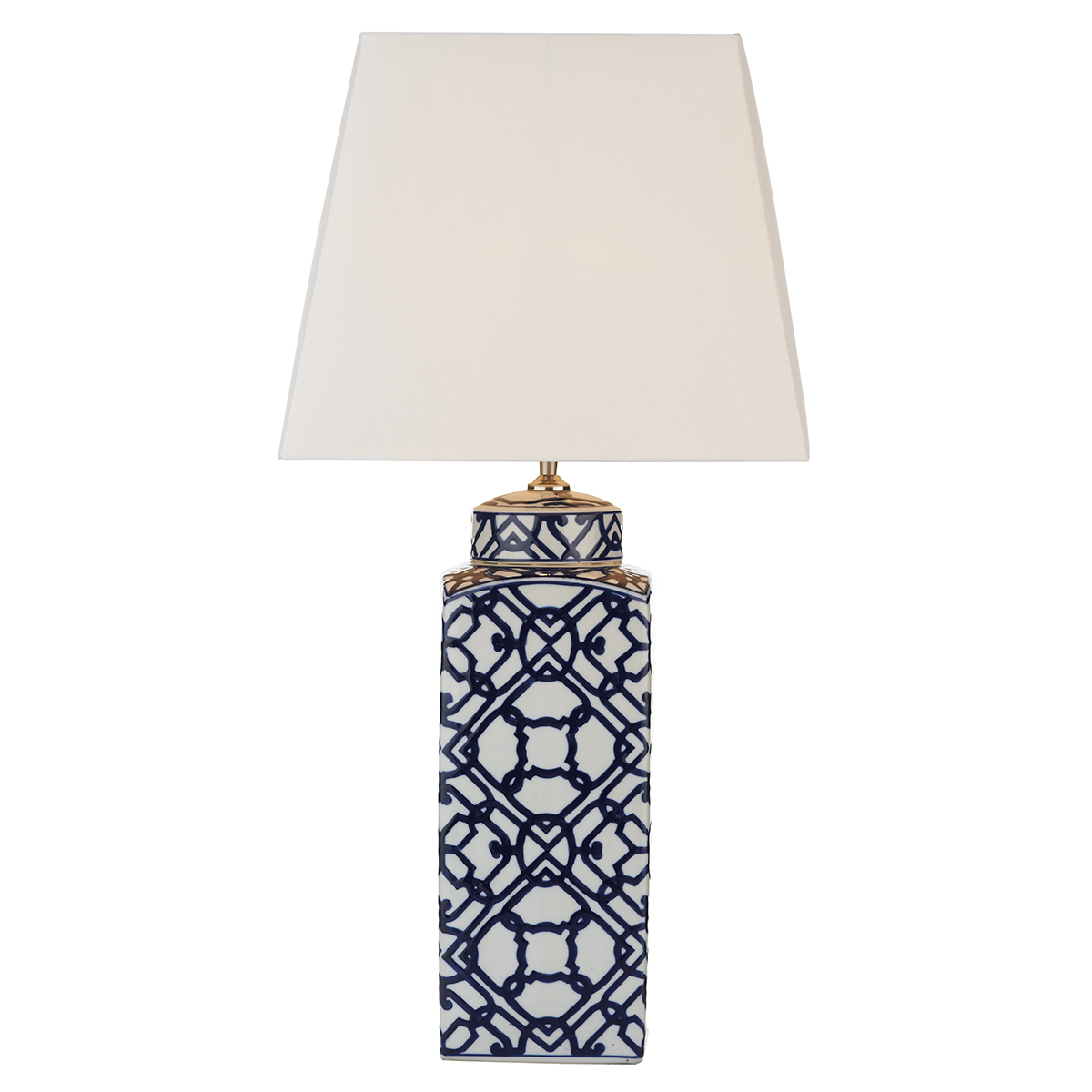 Mystic Table Lamp Blue White Base Only, Blue And White Ceramic Base Table Lamp