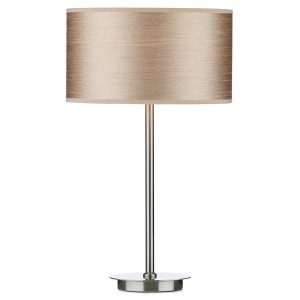 Tuscan Table Lamp Base Only Satin Chrome