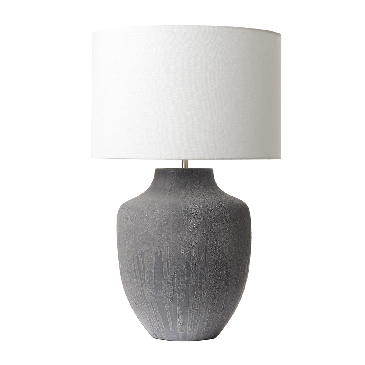 Udine Table Lamp Grey Base Only, Giant Table Lamp Base