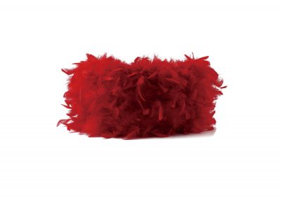 Diyas ILS10630 Arqus Feather Shade Red 250mm x 180mm