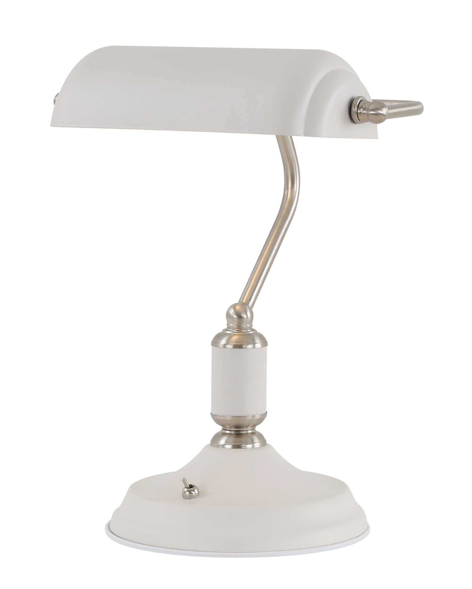 Toggle Switch Satin Nickel Sand White, Beaumont Table Lamp