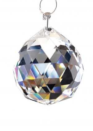 Diyas C10030 Crystal Sphere Without Ring Clear 30mm