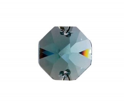 Diyas C50006 Crystal Octagon Without Ring Turquoise 14mm