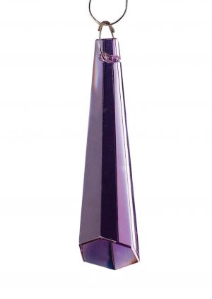 Diyas C70031 Crystal Hexagonal Drop Without Ring Lilac 62mm