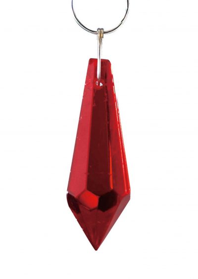 Diyas C70055 Crystal Drop Without Ring Red 36mm
