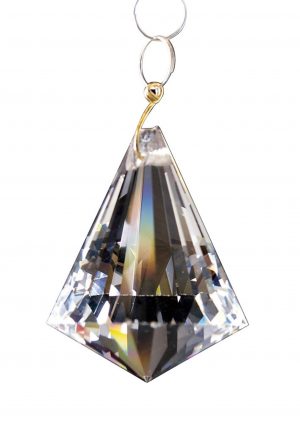 Diyas C70099 Crystal Pyramid Without Ring Clear 30mm