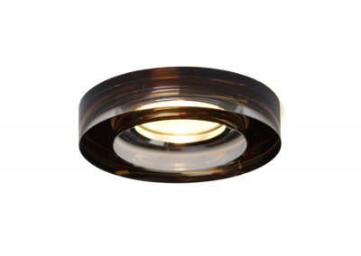 Diyas IL30821BZ Crystal Downlight Deep Round Rim Only Bronze, IL30800 Required To Complete The Item