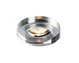 Diyas IL30821CH Crystal Downlight Deep Round Rim Only Clear, IL30800 Required To Complete The Item