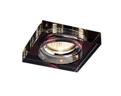 Diyas IL30822PU Crystal Downlight Deep Square Rim Only Purple, IL30800 Required To Complete The Item