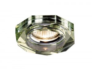 Diyas IL30823WI Crystal Downlight Deep Hexagonal Rim Only White Wine, IL30800 Required To Complete The Item