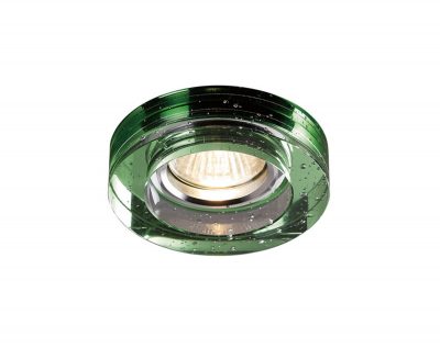 Diyas IL30831GR Crystal Bubble Downlight Round Rim Only Green, IL30800 Required To Complete The Item