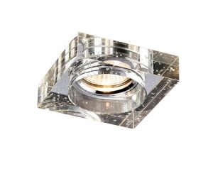 Diyas IL30832CH Crystal Bubble Downlight Square Rim Only Clear, IL30800 Required To Complete The Item